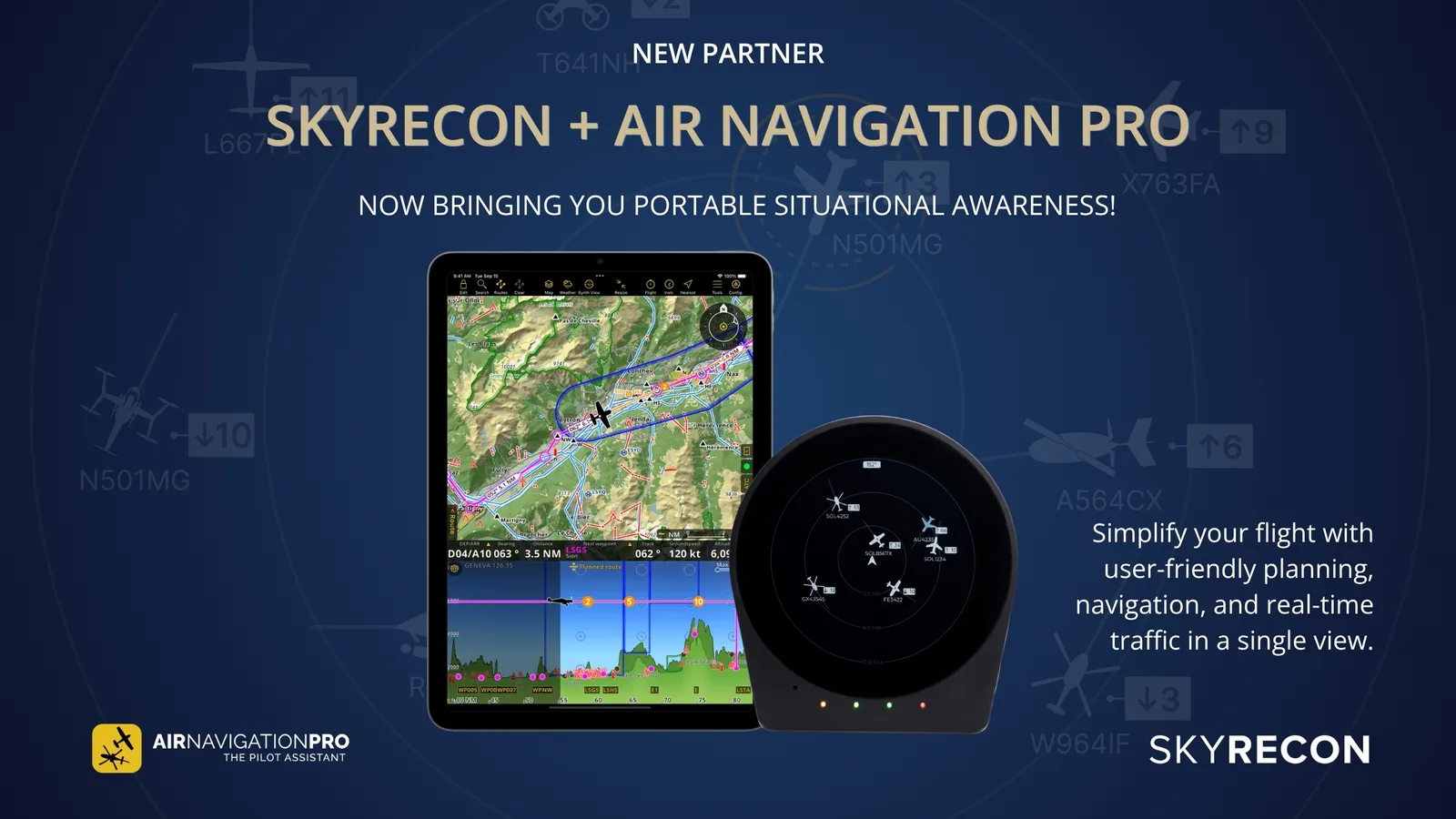 SkyRecon Partners with Air Navigation Pro to Bring Integrated Traffic Awareness to Cockpits Worldwide